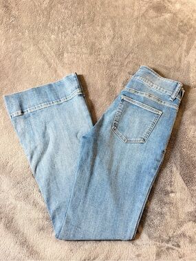 Sneak Peek Light Blue Flare Jeans